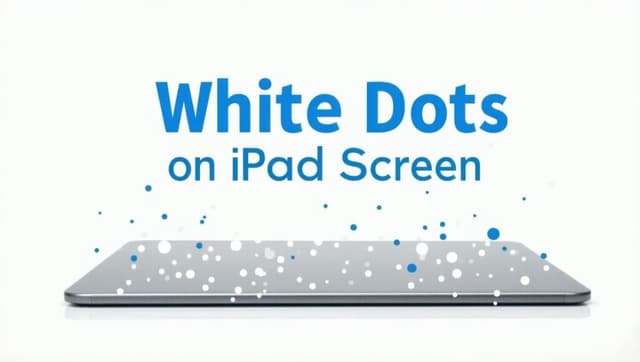 why-do-white-dots-appear-on-ipad-screen-causes-fixes